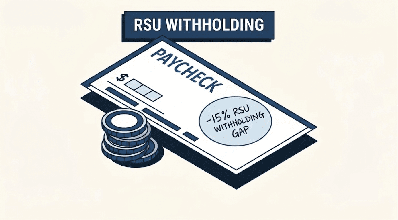 How RSUs Are Taxed at Vesting: Why 22% Withholding Isn't Enough